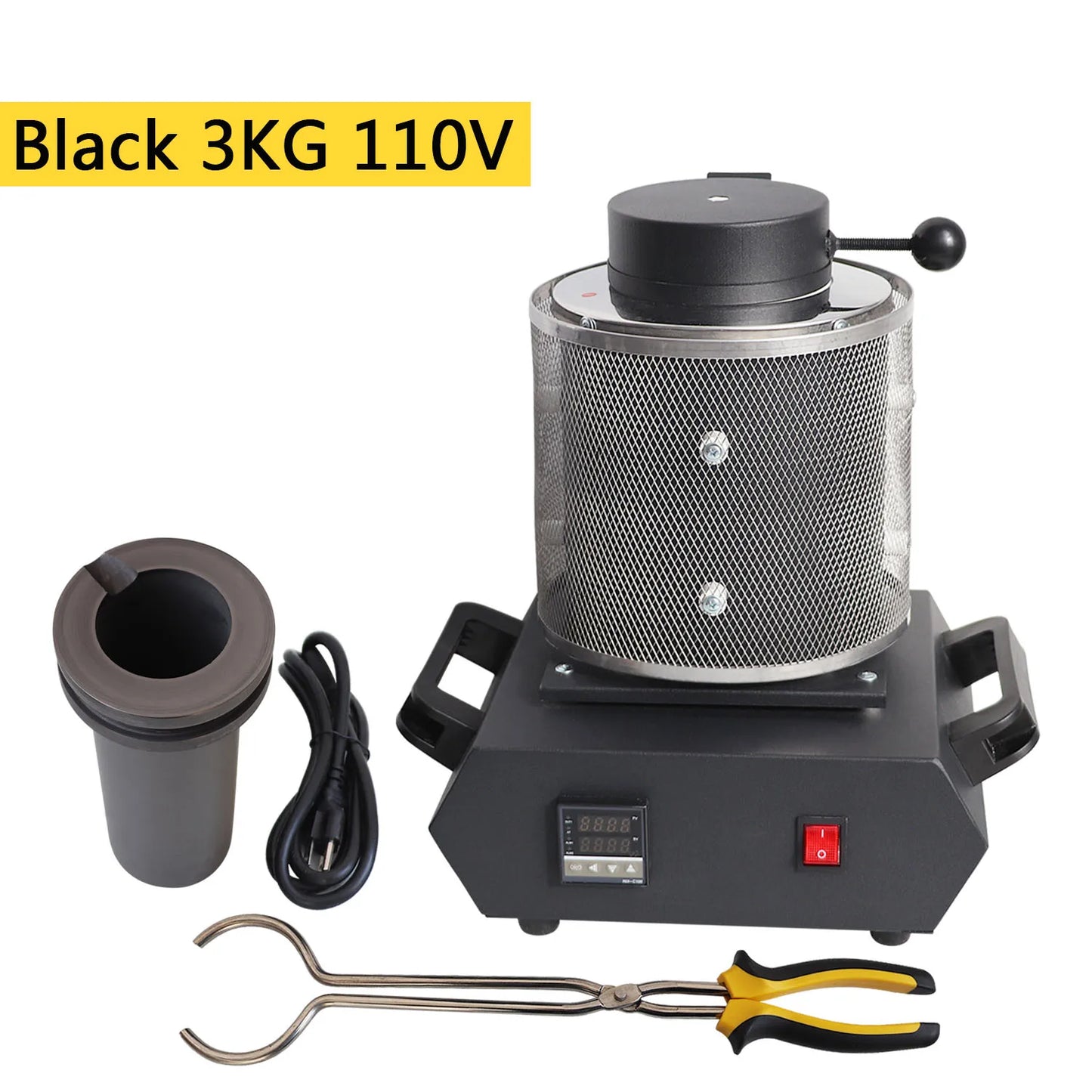 Portable Gold/Silver Melting Furnace - High-Temp Crucible Kit