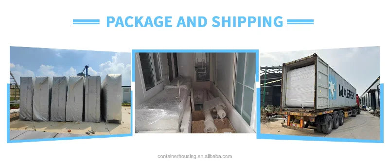 Prefab Houses Module Customized Outdoor Factory Container Home Foldable Tiny 2 3 4 Bedroom Living Container House 20Ft 40Ft
