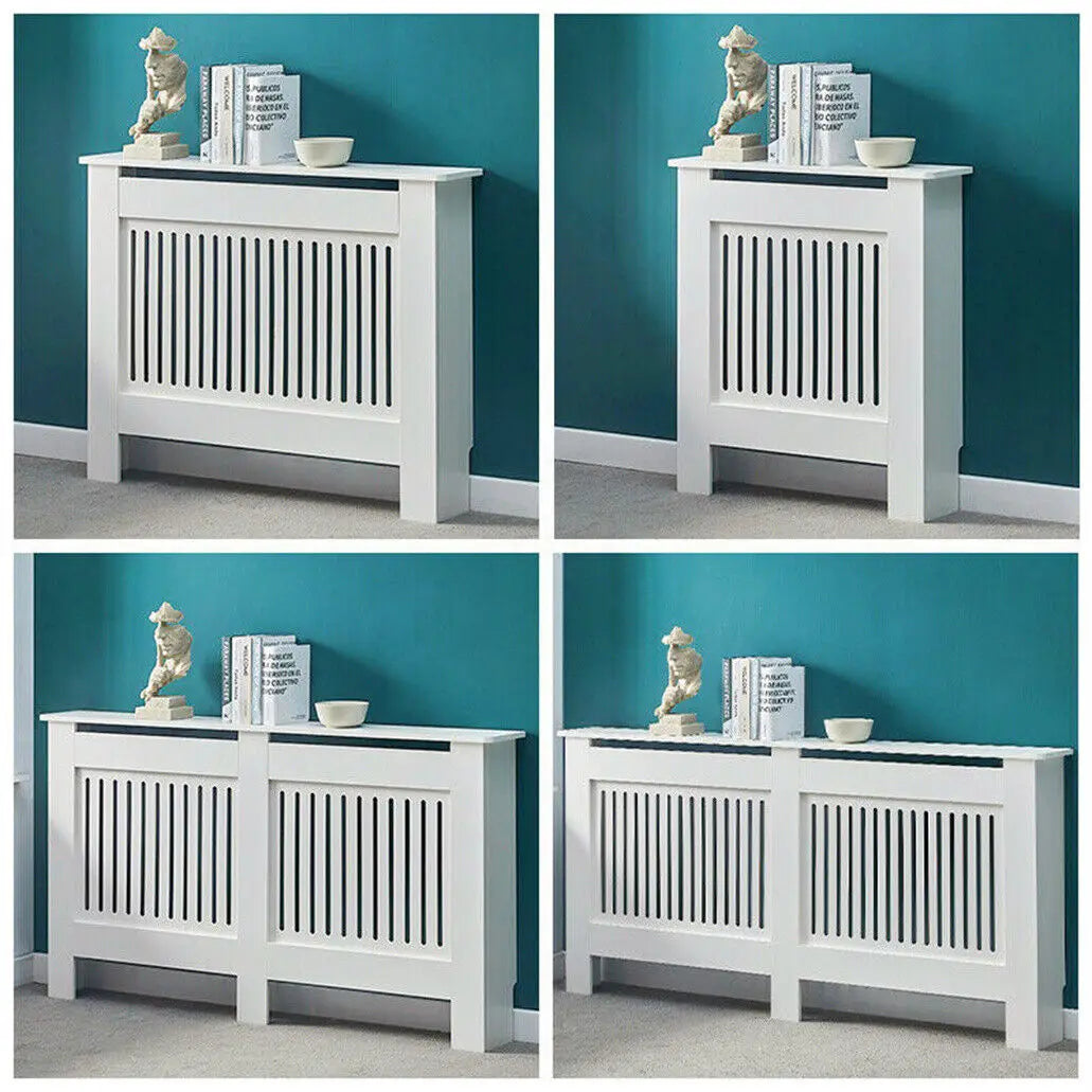 White Radiator Cover Wall Cabinet Modern Wood Cabinet Grill Cover