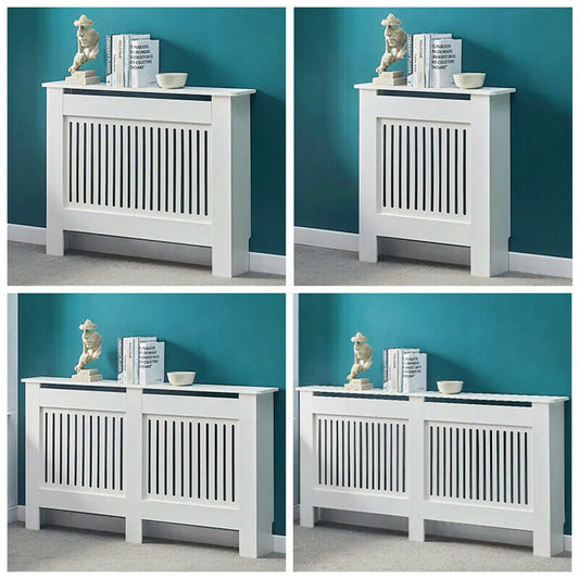 White Radiator Cover Wall Cabinet Modern Wood Cabinet Grill Cover