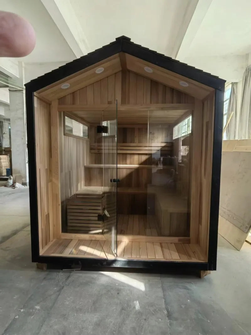Mobile Sauna Infrared Steam Portable Cabin Home Spa House Indoor Outdoor Relaxation Heating Detox Equipment