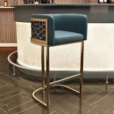 Home High Kitchen Stools Nordic Luxury Ergonomic Simple Bar Stool Adjustable