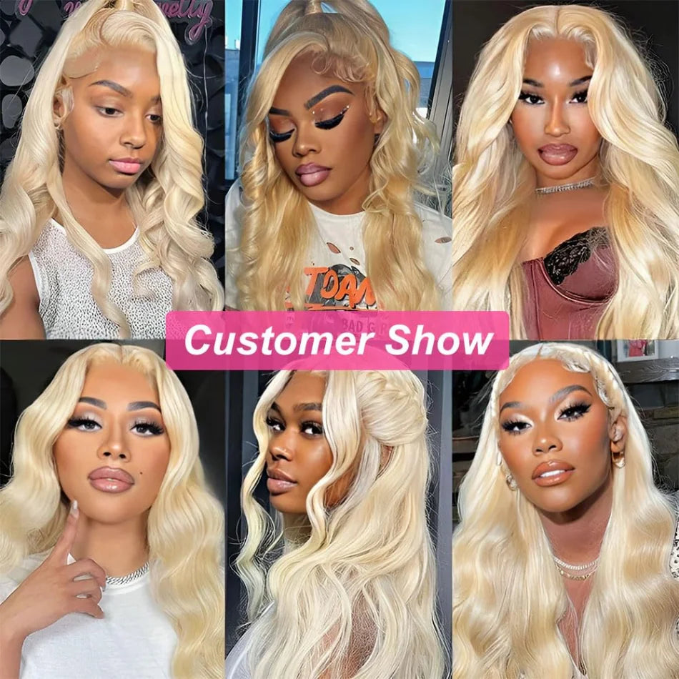 Blonde Lace Frontal Wig 13X6 Body Wave Human Hair Wigs