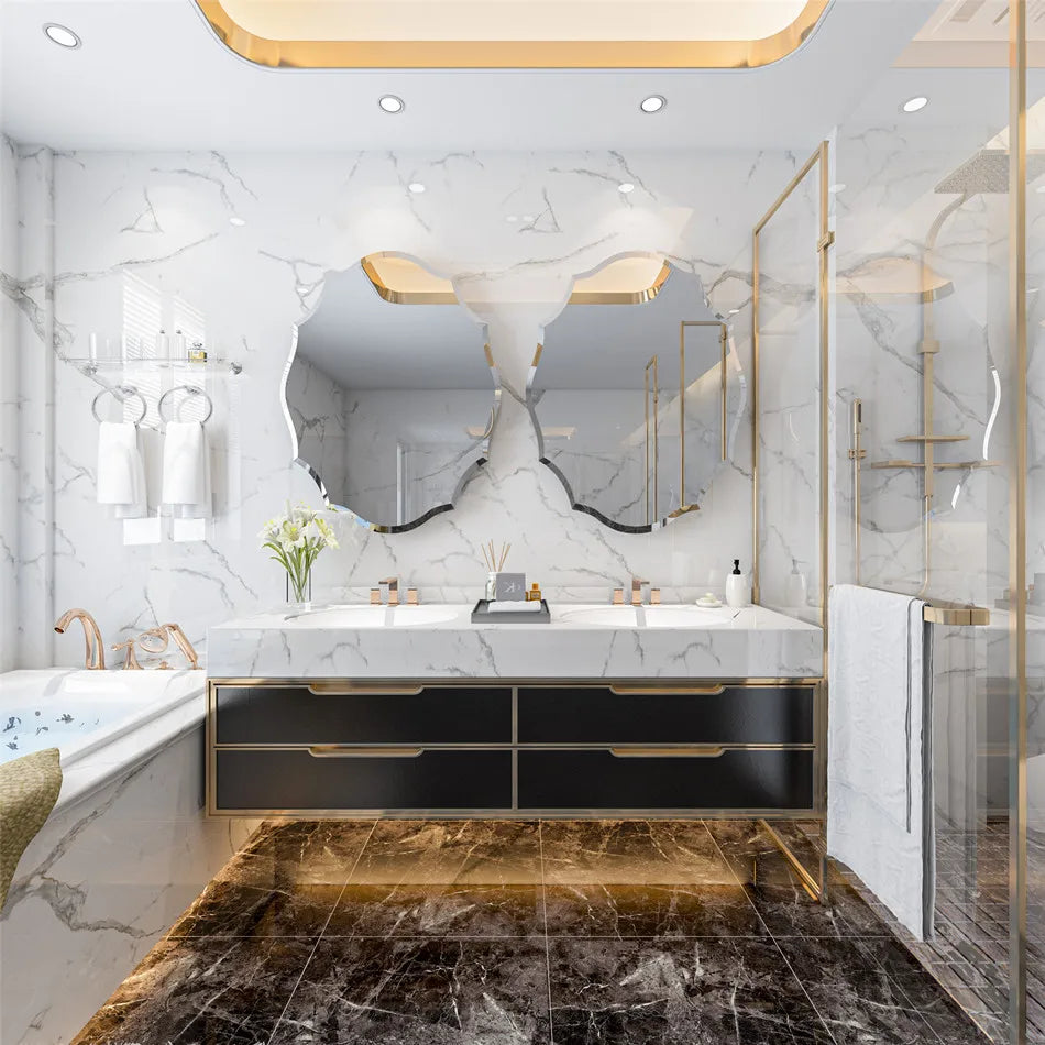 Frameless Wall Mirror Home Decorative Art Design