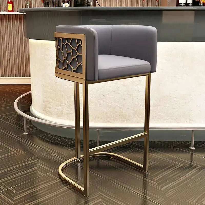 Home High Kitchen Stools Nordic Luxury Ergonomic Simple Bar Stool Adjustable
