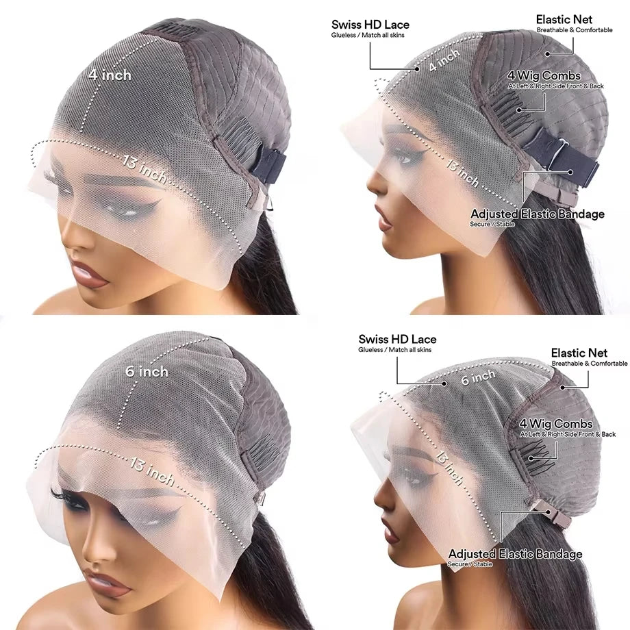 27# Honey Blond 13x4 Body Wave Lace Frontal Human Hair Wigs