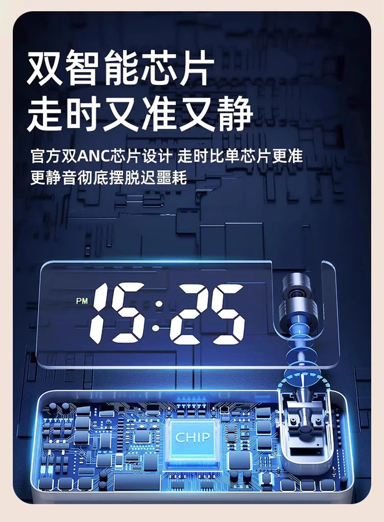 Modern Display Wall Watch Clock Premium Electronic Bedroom Luxury Wall Clock Large Classic