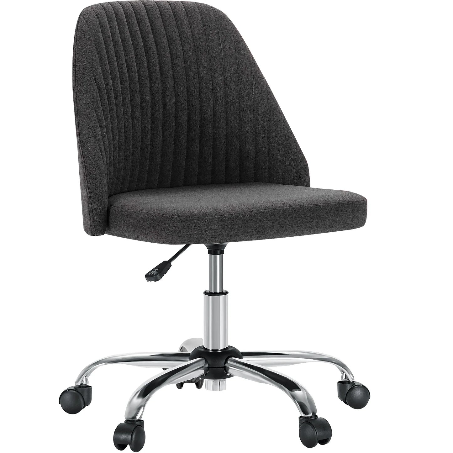 Armless Small Desk Office Chair Cute Swivel Chair