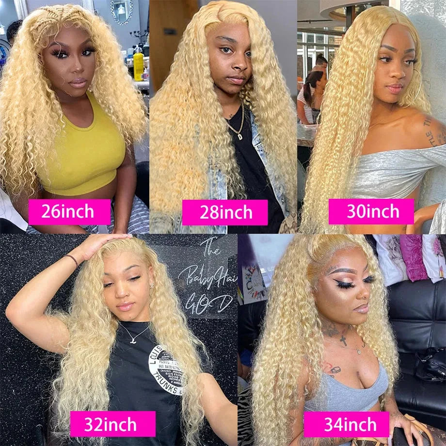 Blonde 613 Lace Front Wigs 13x6 Hd Lace Wig 200% Density