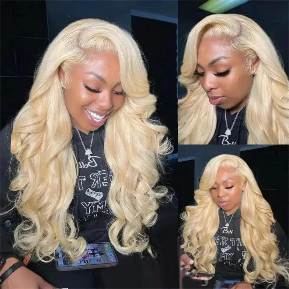 Blonde Lace Frontal Wig 13X6 Body Wave Human Hair Wigs
