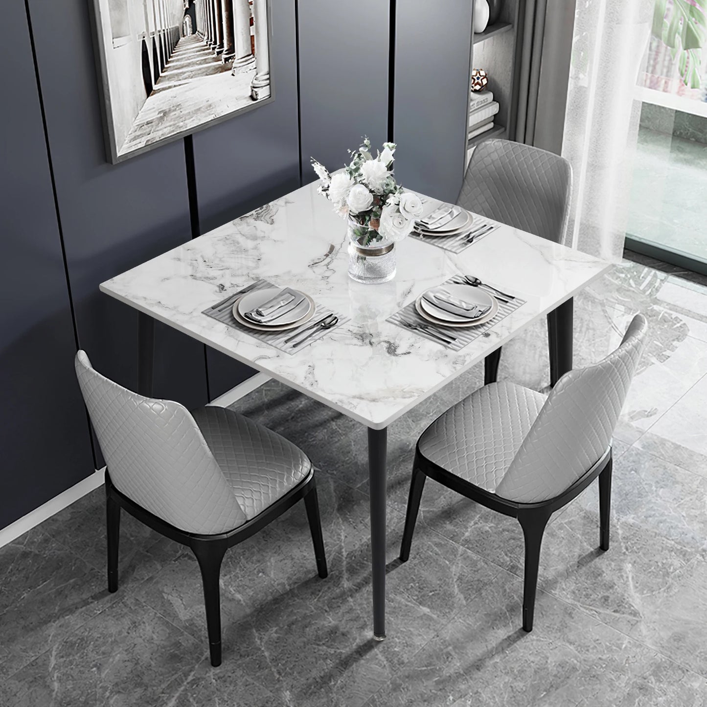Rectangular Dining Modern Dining Desk Table Furniture