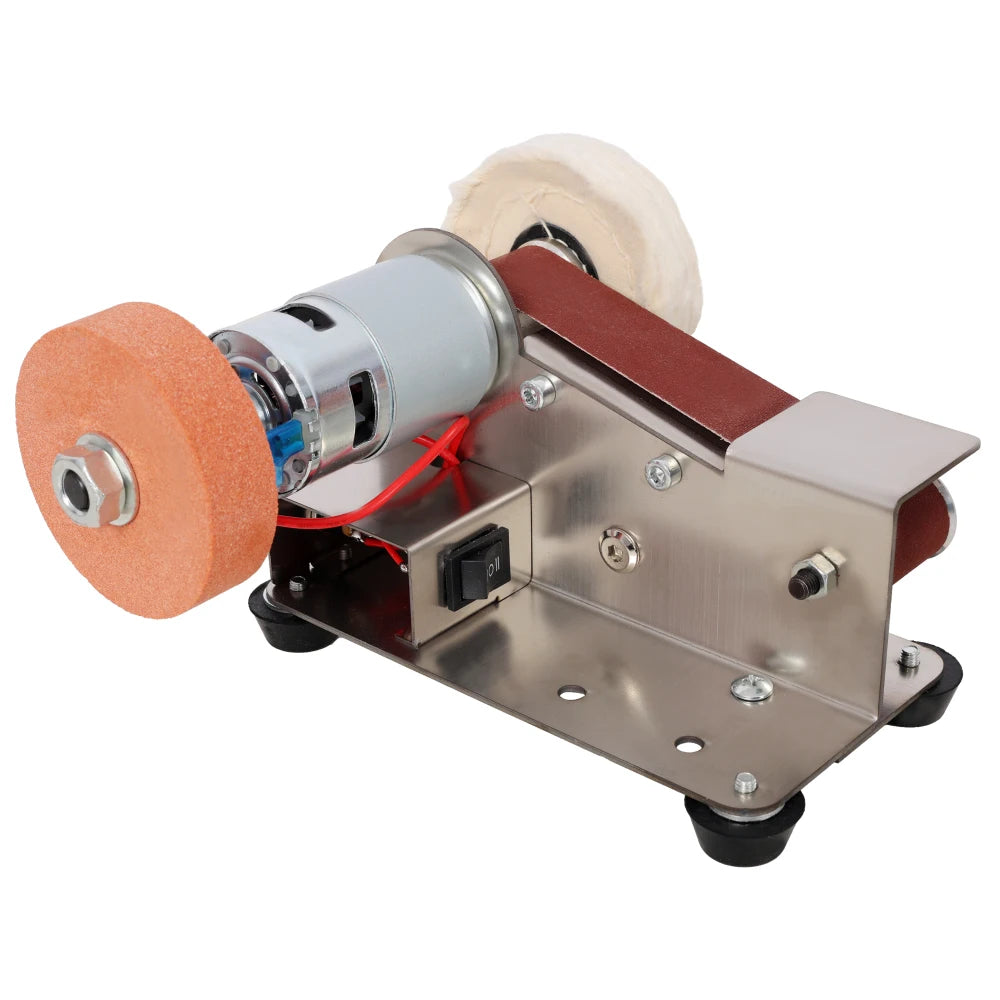 Mini Electric Belt Sander (7-Speed): Knife Sharpener/Making,