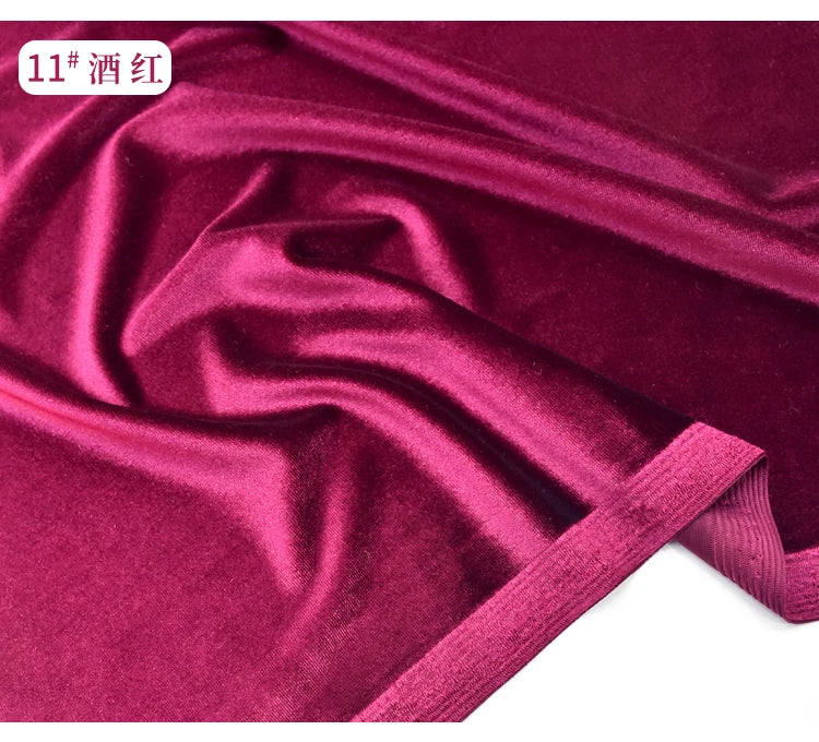 High Quality Elastic Velvet Korean Velvet Clothing Fabric