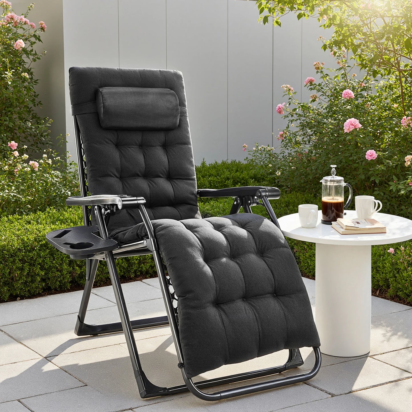 Zero Gravity Set of 2 Portable Recliner Camping Patio Out door