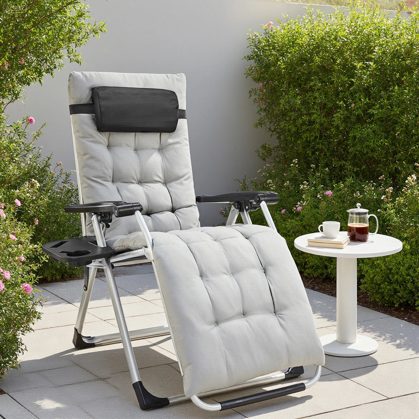 Zero Gravity Set of 2 Portable Recliner Camping Patio Out door