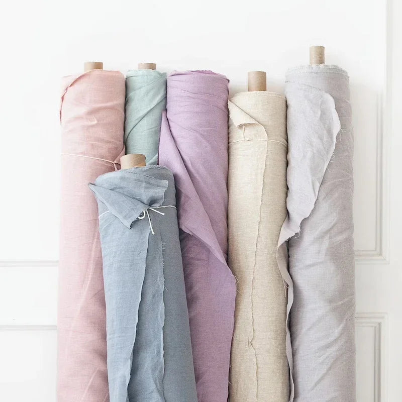 100% Linen Fabric Sewing Cloth Fabric