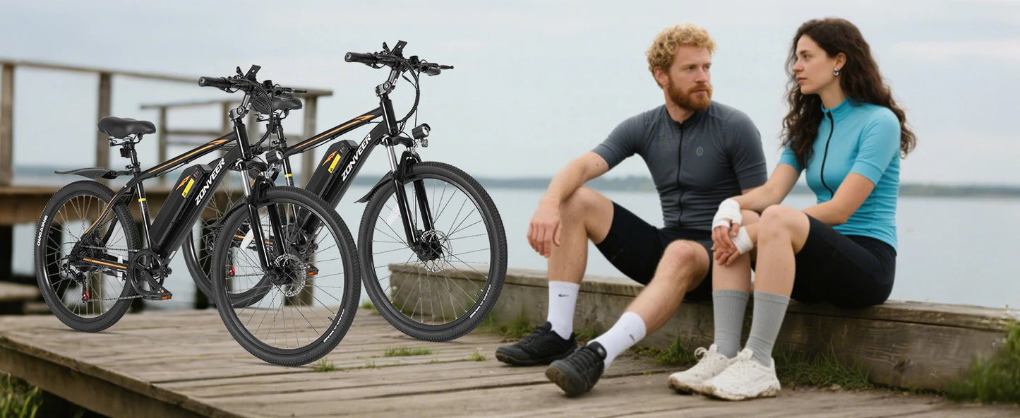 【1 Year Warranty】M26 Electric Bicycle 1000W Peak Motor 360WH