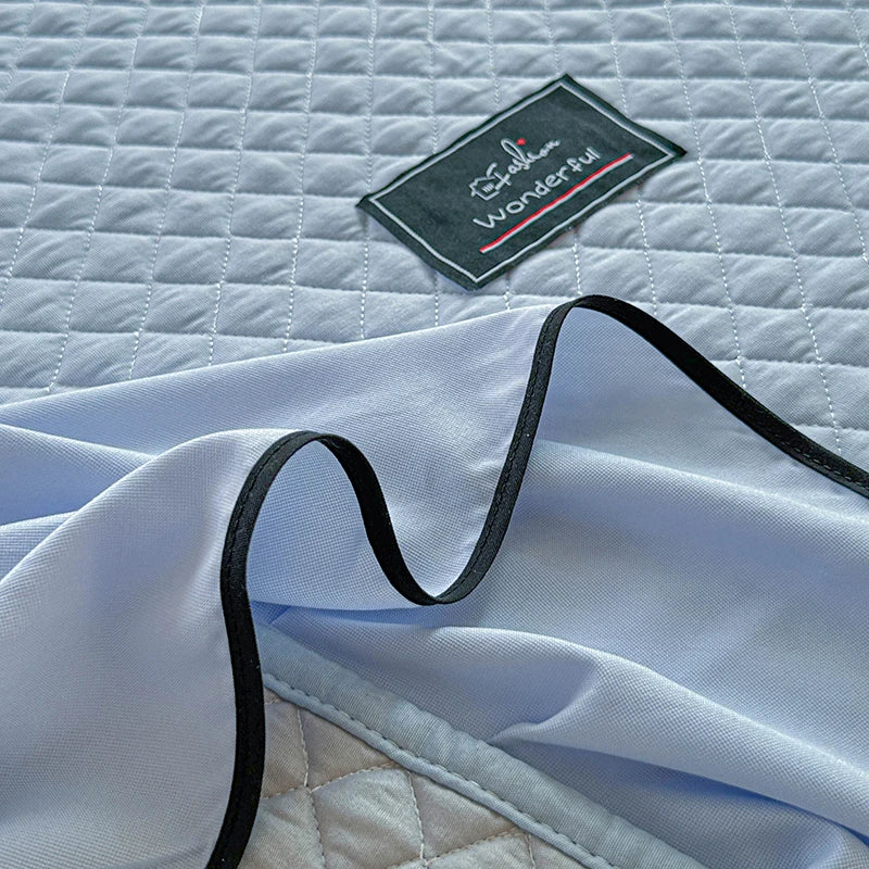 1pc Quilted Bed Cover or 3pcs Bedspread Set For Four Season,