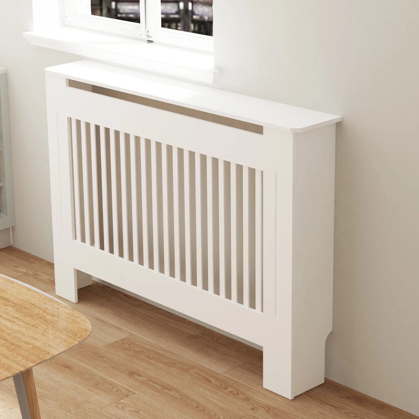White Radiator Cover Wall Cabinet Modern Wood Cabinet Grill Cover