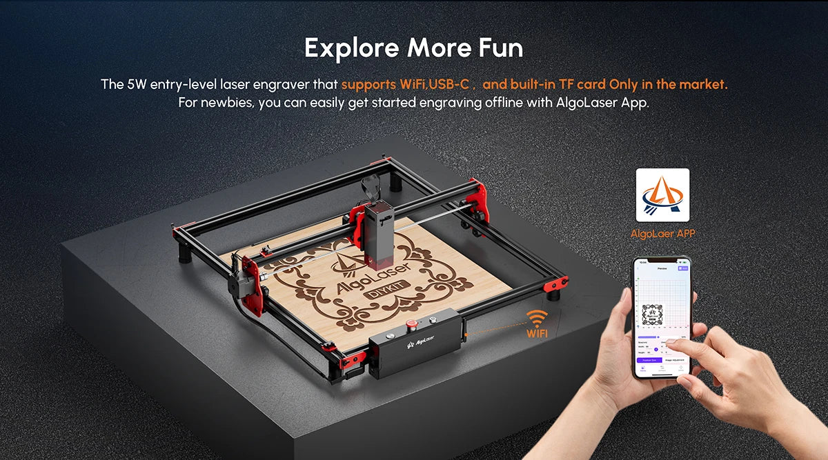DIY KIT 10W Woodworkers Laser Engraving Cutting Machine