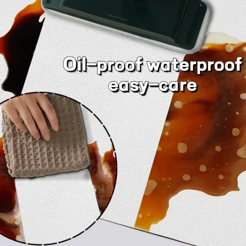 Kitchen Carpet Anti-fouling Oil-proof Grid Floor Mat Scrubbable