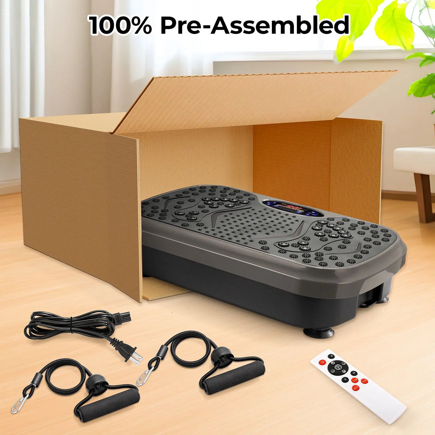 Vibration Plate Exercise Machine, Vibration Plate for Lymphatic Drainage,