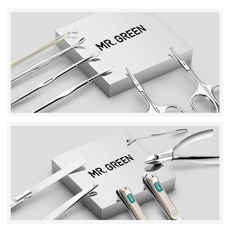 Manicure Set 12 In 1 Full Function Kit  Stainless Steel Pedicure Sets