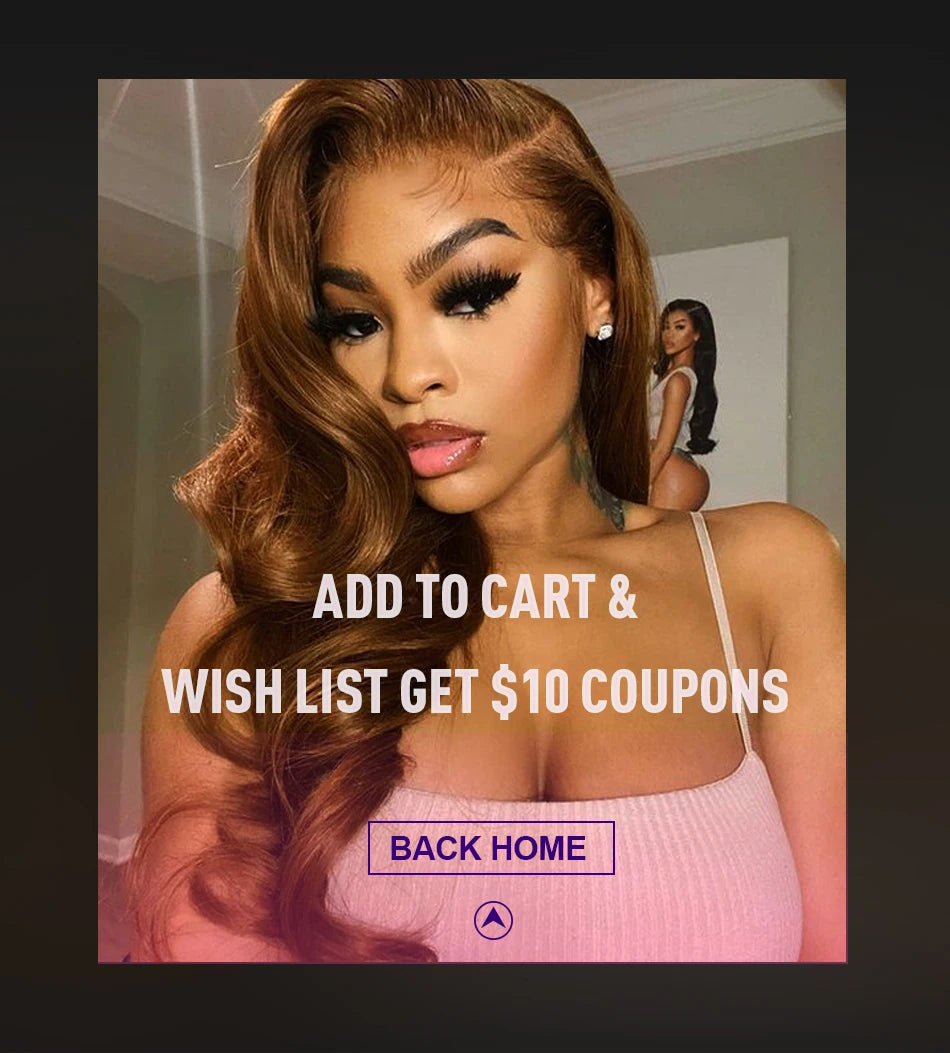 Ginger Brown 200 Density 13x6 13x4 Transparent Lace Front Wigs Human Hair