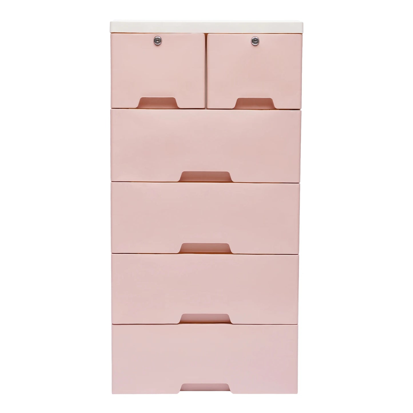 Storage Cabinet with 6 Drawers and Lock Wheels Large Capacity