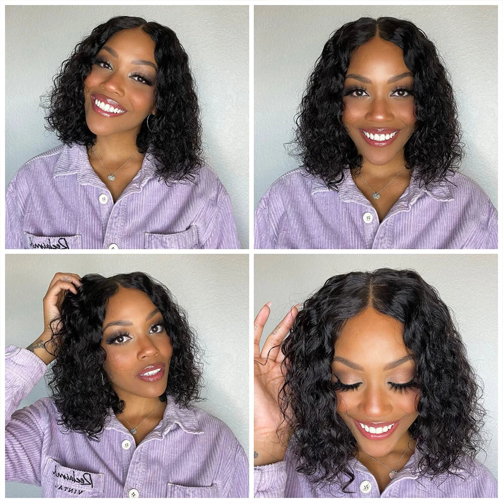 Short Bob Frontal Lace Wigs Human Hair