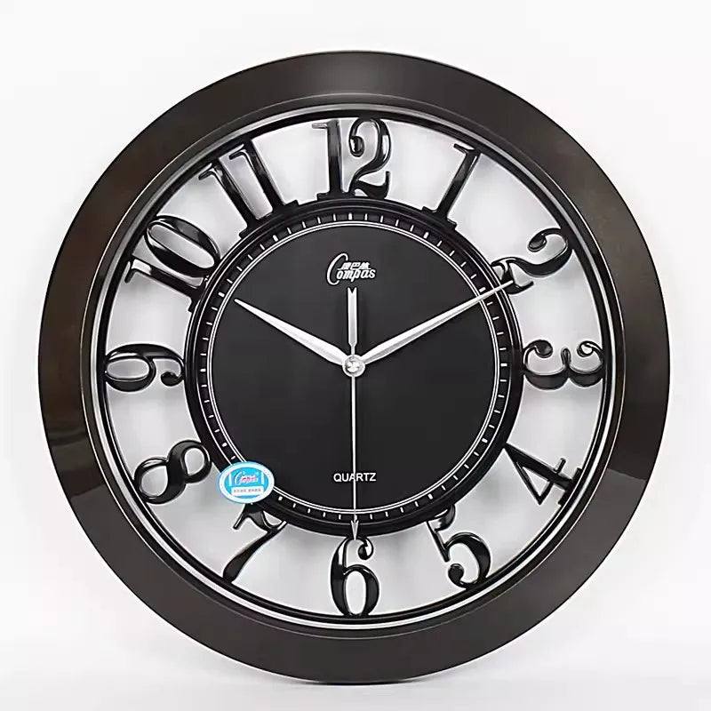 16-inch Large Wall Clock Vintage Silent Luxury Gold Shabby Chic Kitchen Home Wall Clocks