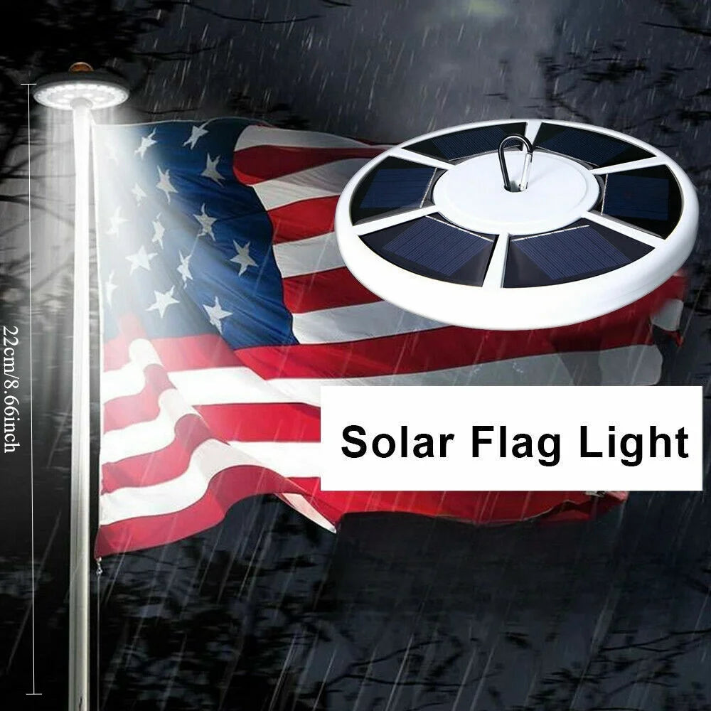 Outdoor Solar Lights: Ideal for Flagpoles, Camping Tents, Gardens,