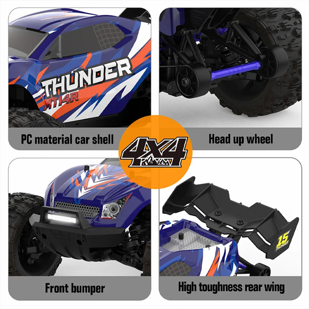 Brushless Motor 2.4G Remote Control 4WD   Off-road RC Trucks Toys