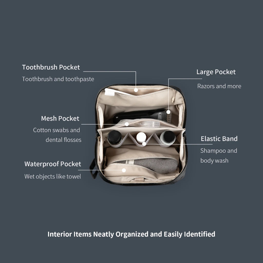 Wash Pouch Hanging Toiletry Bag for Men,