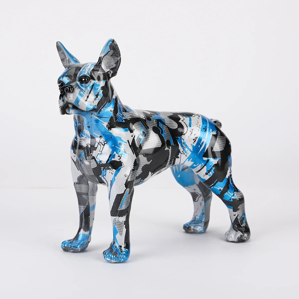 Simple Colorful Boston Terrier Small English  Pet Dog