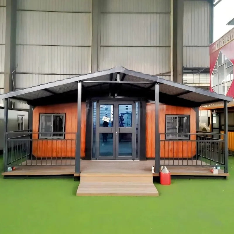 Prefabricated House Portable Luxury 20FT 40FT Expandable Container House Modular Foldable Container Home Prefab Cabin