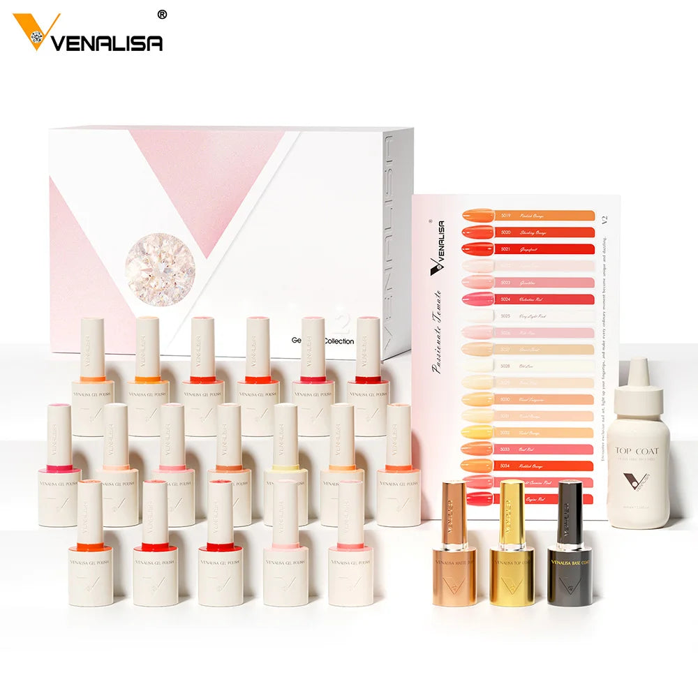 Gel Nail Polish Kit  Color Nail Manicure Soak  Nail Gel Varnish Set