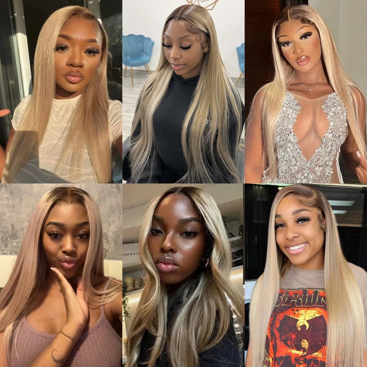 Blonde Wigs Human Hair 13x4 Transparent Lace Front