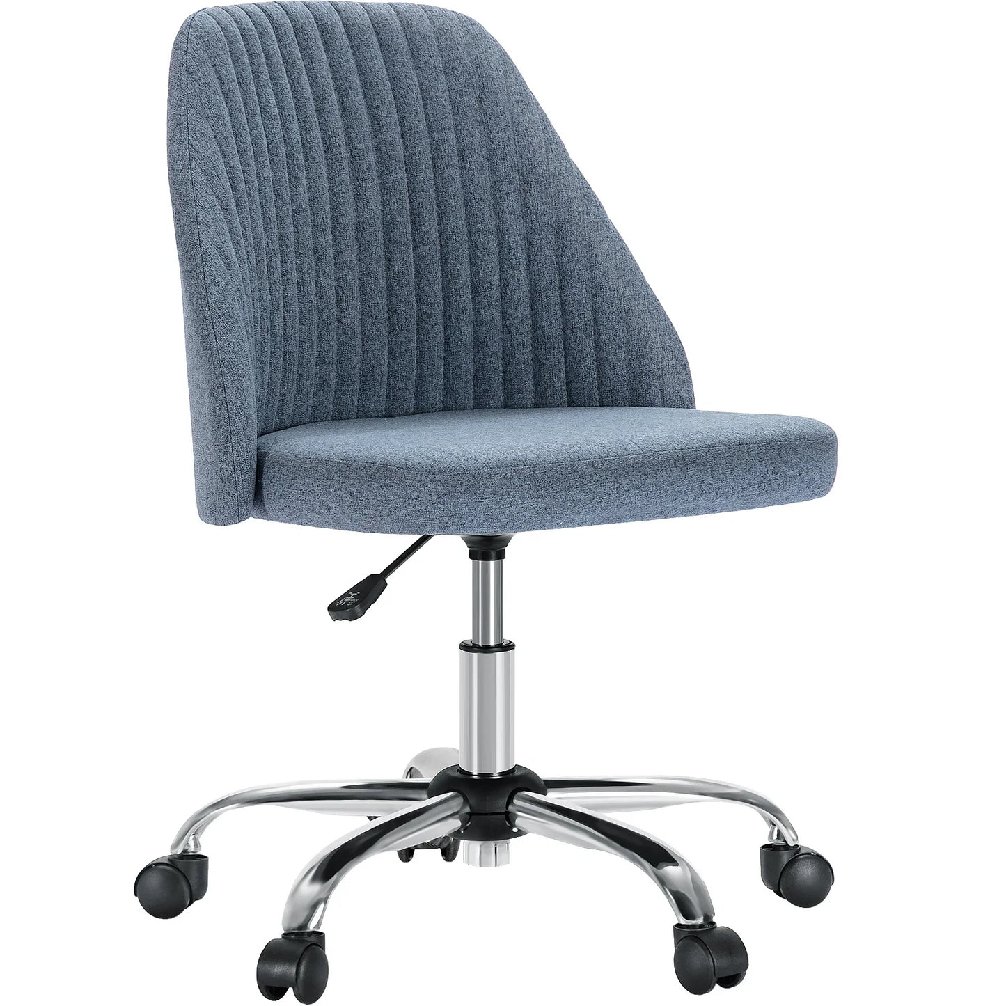Armless Small Desk Office Chair Cute Swivel Chair