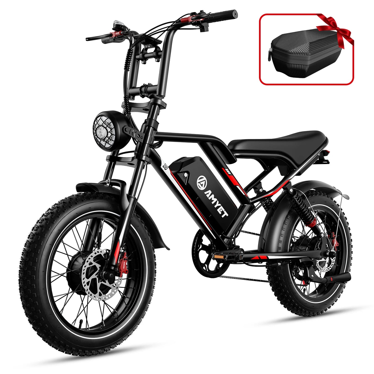 S8 Adults Electric Bike For Men  Motor 2000W Dual Bicycle 48V Battery 20"Bikes