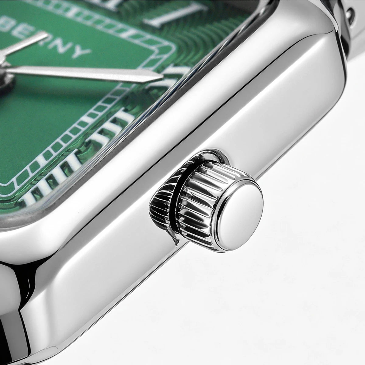 BERNY Square Ladies Watch Quartz Fashion and Exquisite Watch Woman Numeral Small Women's Waterproof New Jewelry Bracelet Women Watch