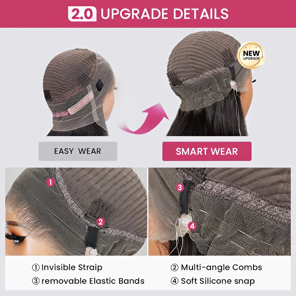 Strap Drawstring Sung Head Lace 250 Density Water Kinky Curly Deep