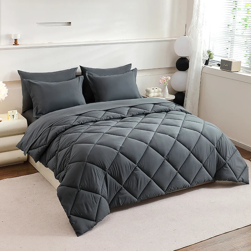 5pcs/7pcs Twin Full Queen King Bedding Sets Home Decor Comforter Flat Sheet