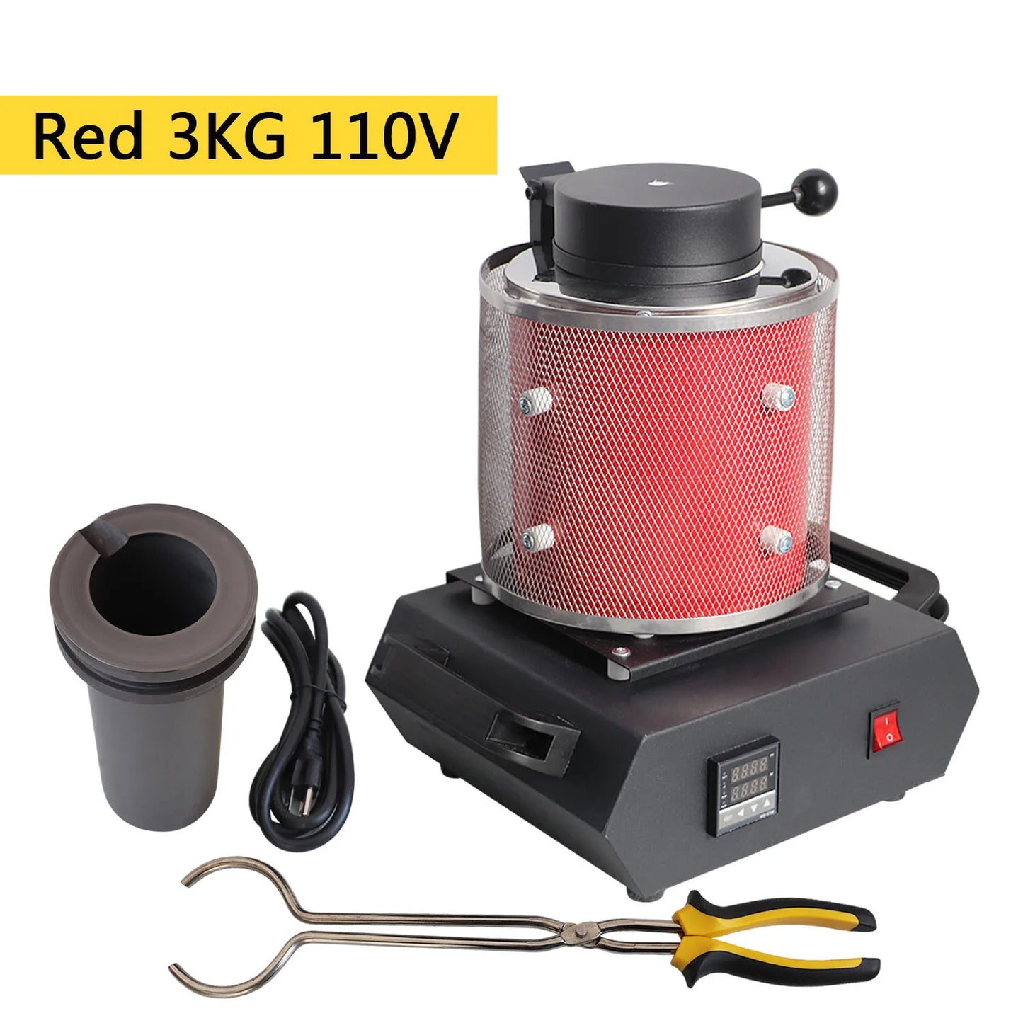 Portable Gold/Silver Melting Furnace - High-Temp Crucible Kit