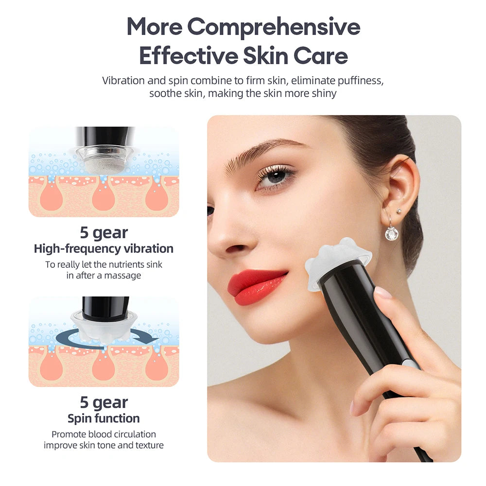 CO2 Oxygen Bubble Pen 5 Gear Vibration Oxygen Bubble Beauty Tool