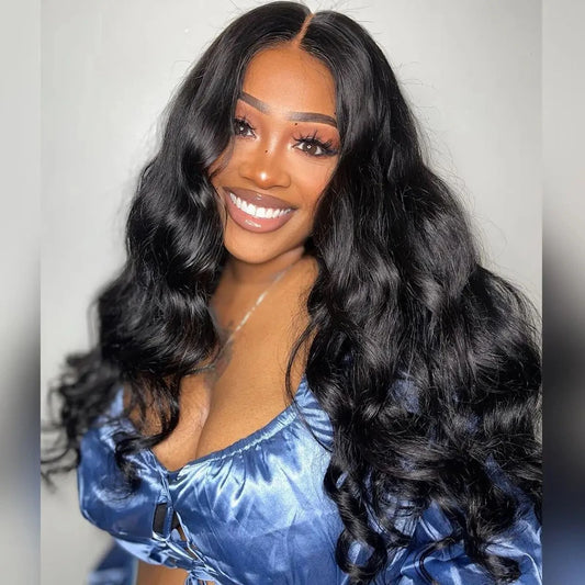 Silk wave Wear And Go Glue less, Human Hair Wigs Brazilian Body Wave