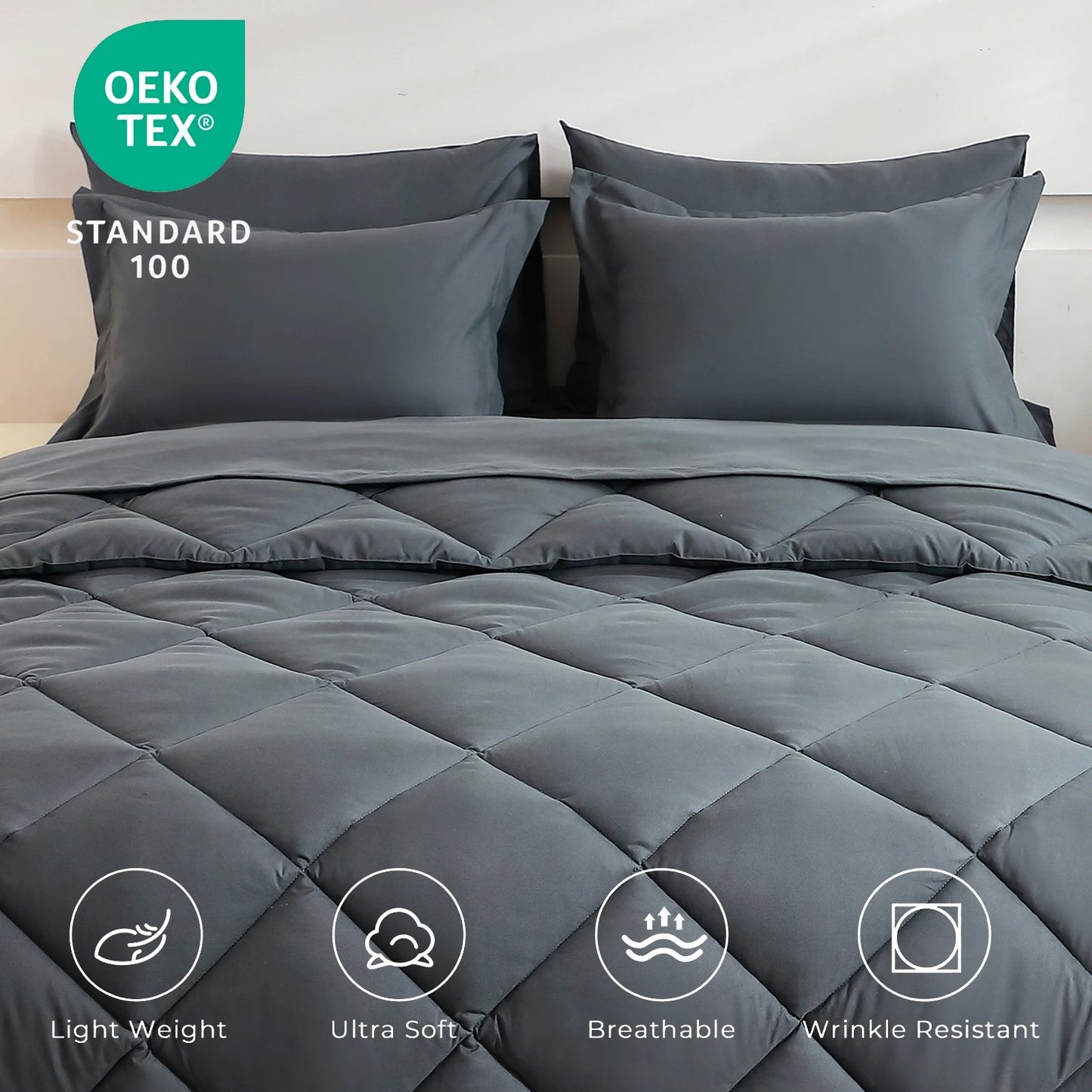 5pcs/7pcs Twin Full Queen King Bedding Sets Home Decor Comforter Flat Sheet