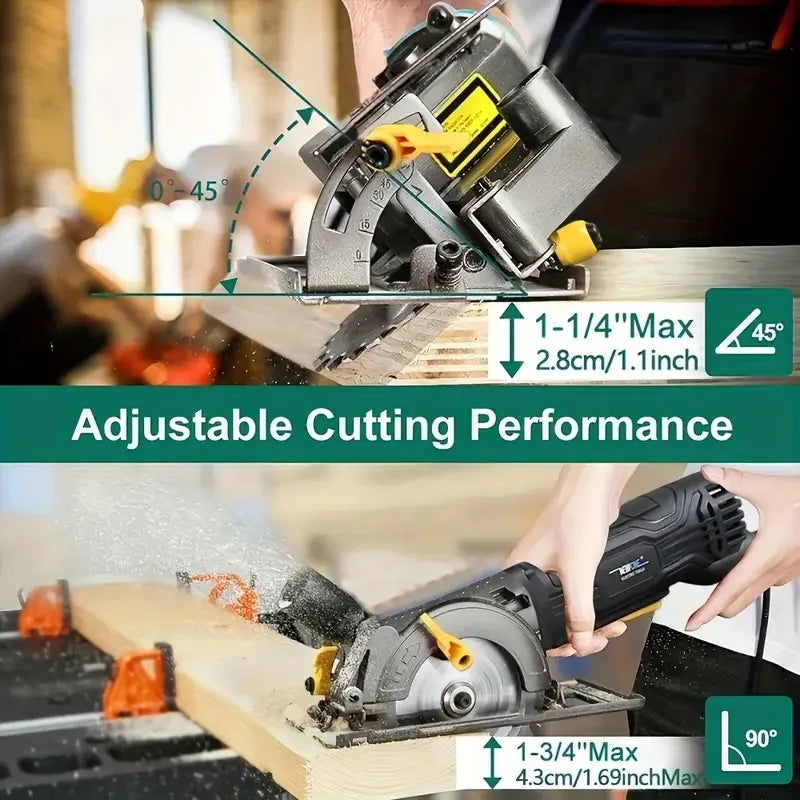 600W/705W Electric Power Tool Electric Mini Circular Saw With Laser
