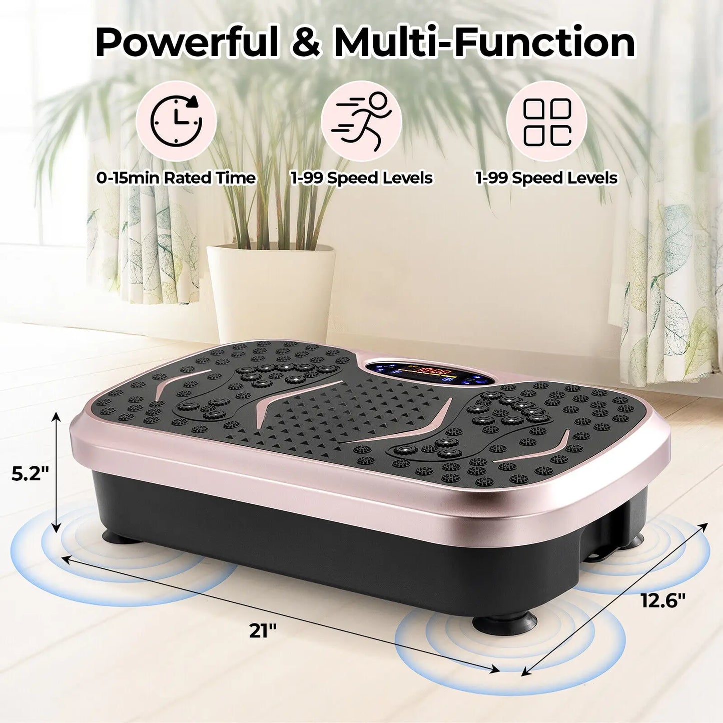 Vibration Plate Exercise Machine, Vibration Plate for Lymphatic Drainage,