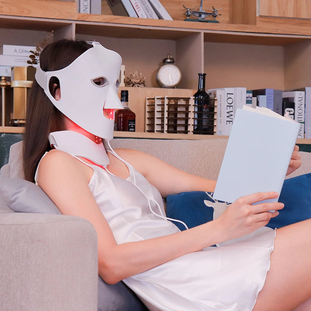 7 Colors LED Silicone Beauty Machine Skin Care Face Mask